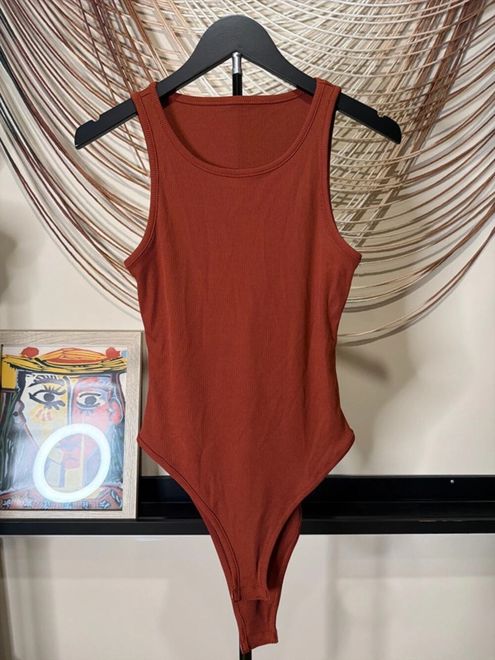 3 for $9 SHEIN bodysuit EUC 4 brown 2473